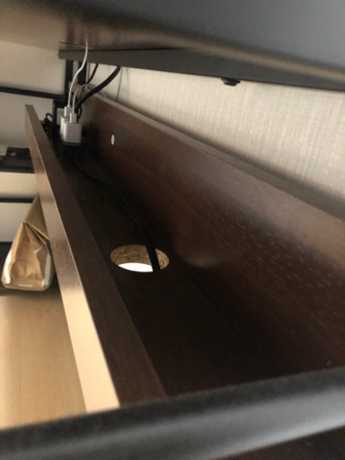 LOWYA ワークデスク　本棚付き 収納付き
