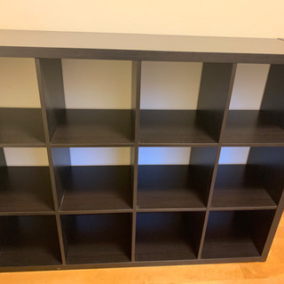 IKEA カラックス　黒　棚　収納棚　本棚　シェルフ　美品　定価...