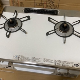 2019年製リンナイ ガステーブル RTS65AWK3RG-W LAKUCIE ラクシエ ★ 2口ガスコンロ 59cm幅