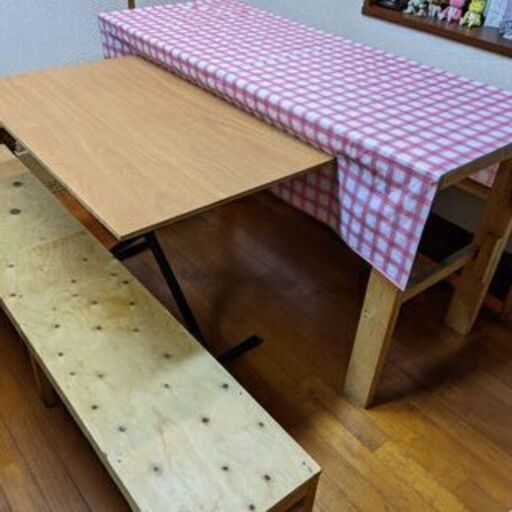 【★今月末閉店★】【テーブル\u0026イス】数点あり・現在使用中・応相談【DIY】