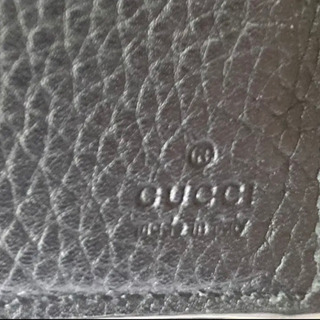 【値下げ中】グッチ 財布 GUCCI フラップ長財布 ドリアン 黒 正規品 本物の画像