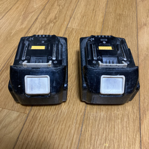 純正マキタ18V充電バッテリー×2