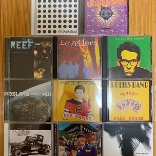 洋楽ロック CD 11枚セット エアロスミス コステロ パールジャム等