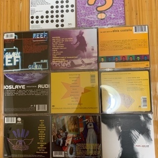 洋楽ロック CD 11枚セット エアロスミス コステロ パールジャム等の画像