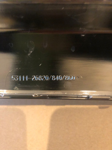 ハイエースワイド　ダークプライム　純正フロントグリル