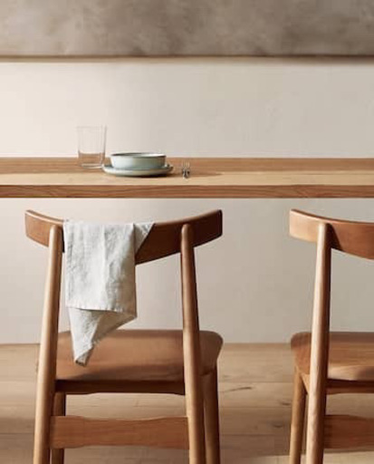 ZARA HOMEダイニングチェア2脚セット