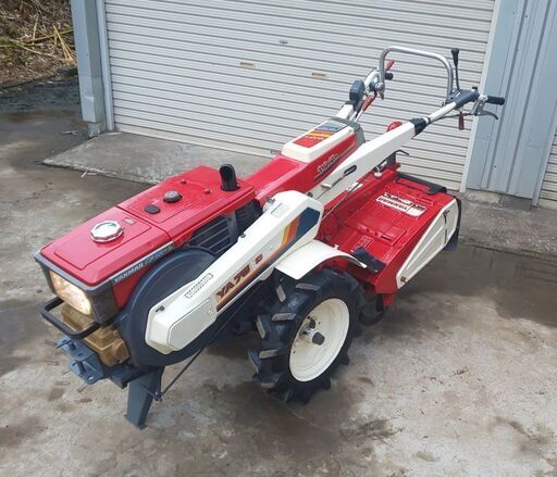 鹿児島発　ヤンマー　セル始動　7.5馬力　ディーゼル耕うん機YA75タイヤ新品交換バッテリー新品交換済み
