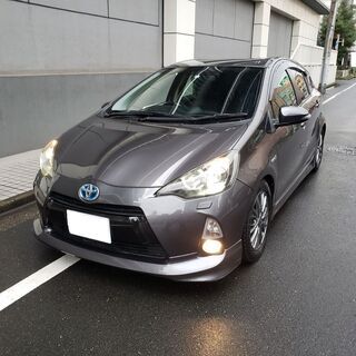 アクアS  H24  車検5/2　走行79000ｋ　社外メモリー...
