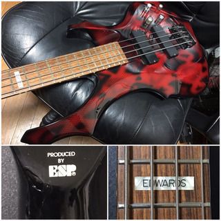 ESP希少Edwards送料込フォレスト定価10万程+バルトリーニベースBASS全国配送可能(着払い)の画像