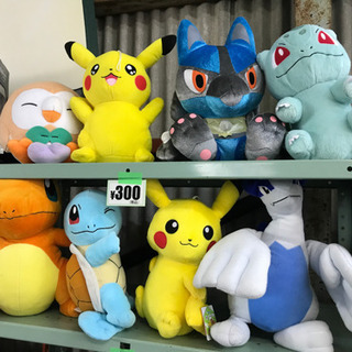 ぬいぐるみ  大量入荷！  ポケモン 動物 などなどの画像