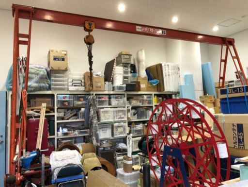 室内クレーン　まもなく締切