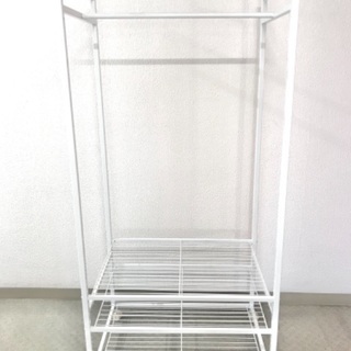 ◆０円◆ ハンガーラック（カバー付き）