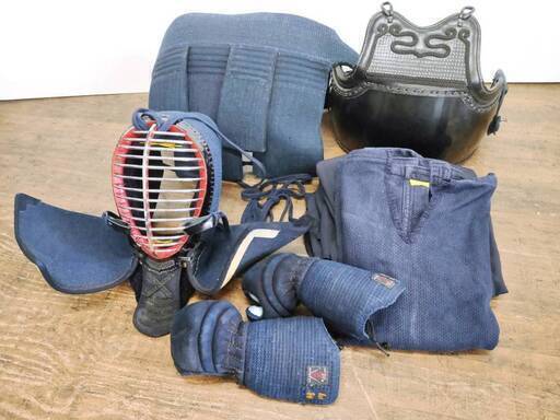 北武 泰山印 剣道 道着 防具一式 収納ケース付き　/SR23