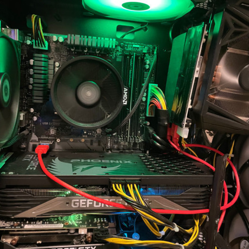 マイニングリグ 1660Super 4個。PCケースにオールインワン、スリム。 仮想通貨、イーサリアムマイニング