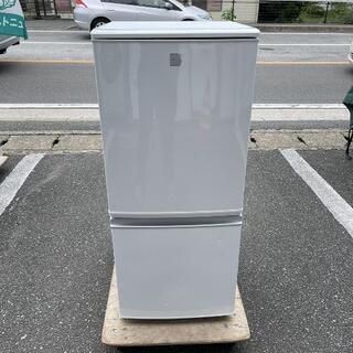 冷蔵庫 シャープ 2017年製 137L SJ-14E4自社配送時代引き可※現金、クレジット、スマホ決済対応※【3ヶ月保証★送料に設置込】 SHARP 中古 LB-SJ14E4KW 冷蔵庫 2017年モデル 137L シャープ SJ
