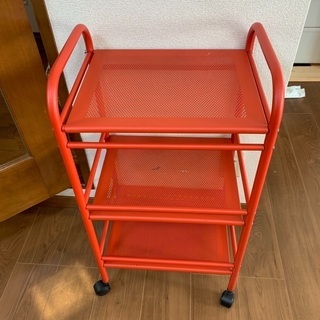 キャスター付きワゴンREDの画像