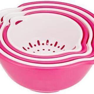 未使用☆フラット　ザル・ボール６点セットの画像