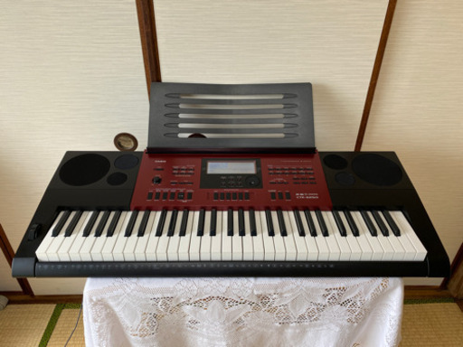大型スピーカー付カシオ 電子キーボード 61鍵盤モデル ハイグレードタイプ CTK-6250（中古美品）