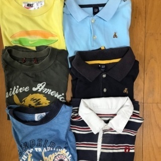 （お話し中）子ども夏服　110〜120cm 半袖13枚、半ズボン5枚の画像