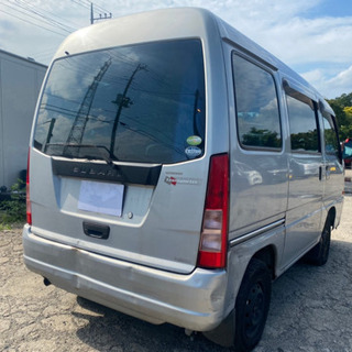 【支払い総額10.8万円】車検令和5年7月 サンバーバン タイベル交換済み MT PS PW AC ハイルーフ キーレスの画像