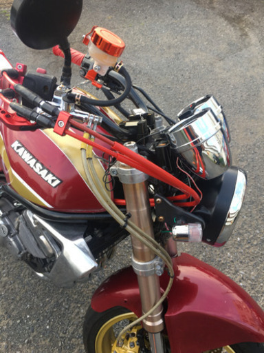 「現在他サイトにて交渉中」バリオス　1型　倒立フォーク　ZXR400流用