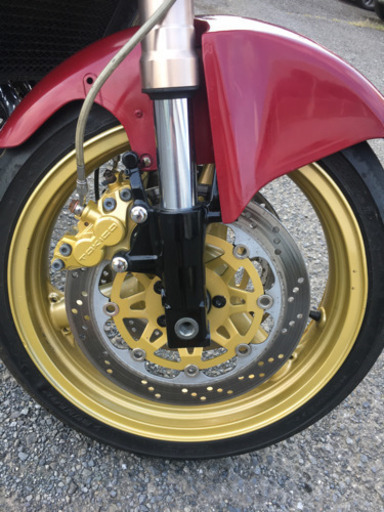 「現在他サイトにて交渉中」バリオス　1型　倒立フォーク　ZXR400流用