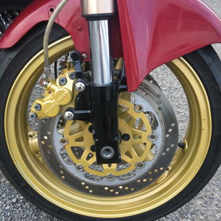 「現在他サイトにて交渉中」バリオス　1型　倒立フォーク　ZXR400流用の画像