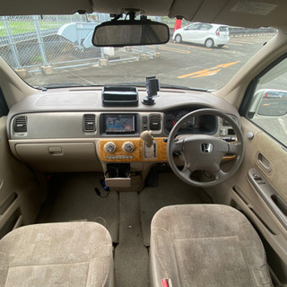 ステップワゴン　車検付　地デジ　バックカメラ　パワスラ　ヒッチメンバー付　即持ち帰り可能の画像