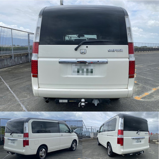 ステップワゴン　車検付　地デジ　バックカメラ　パワスラ　ヒッチメンバー付　即持ち帰り可能の画像