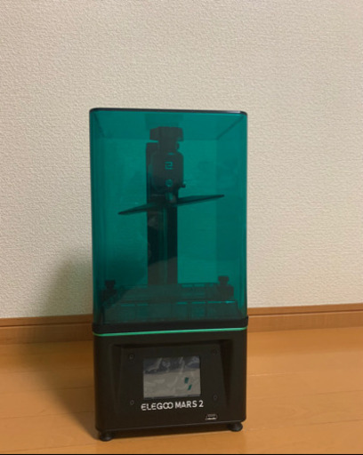3dプリンターelegoo mars2＋水洗いレジン＋ミニ空気清浄機