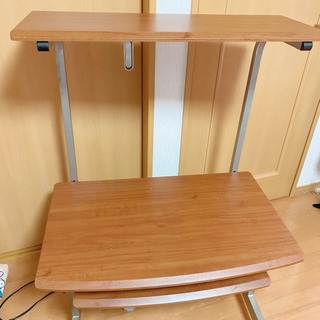 パソコンデスク ❤️ 床置き PC テレビ台 勉強机