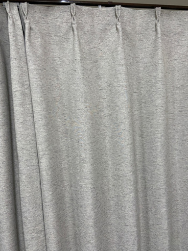 無印良品 カーテン 100×200 遮光・防炎 レースカーテン付き グレー