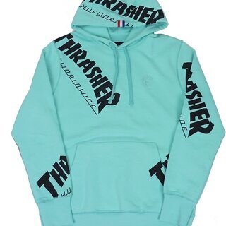 HUF ハフ THRASHER スラッシャー TDS プルオーバーパーカー L