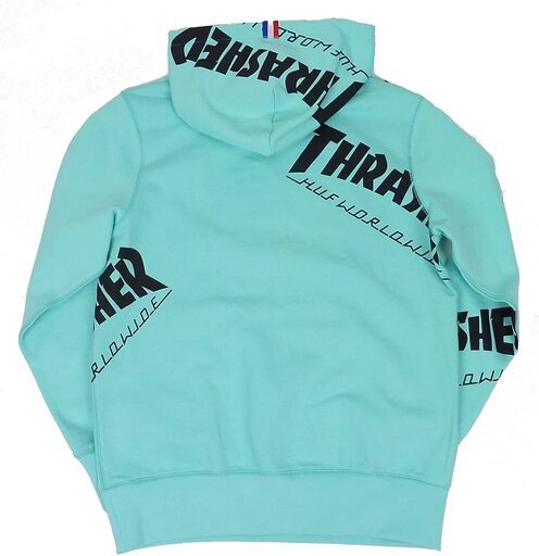 HUF ハフ THRASHER スラッシャー TDS プルオーバーパーカー L
