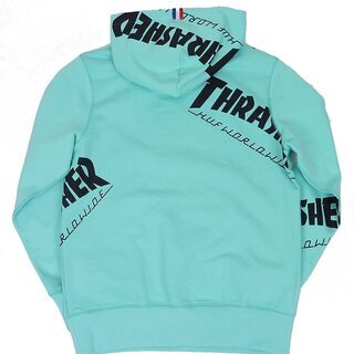 HUF ハフ THRASHER スラッシャー TDS プルオーバーパーカー Lの画像
