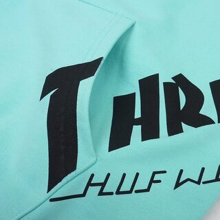 HUF ハフ THRASHER スラッシャー TDS プルオーバーパーカー Lの画像