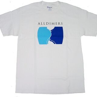 ダイム オールダイマーㇲ チークス フロントプリントＴシャツ L