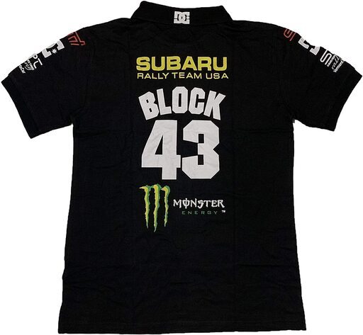 DC SHOE モンスターエナジー Ken Block 半袖ポロシャツ M