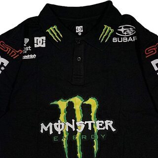 DC SHOE モンスターエナジー Ken Block 半袖ポロシャツ Mの画像