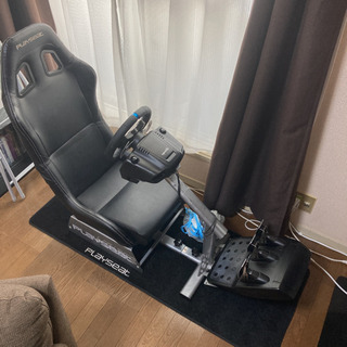 Playseat + プレイシート用マット + DRIVING FORCE G29