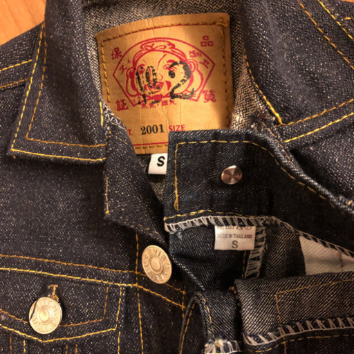 【再々値下げ！】エビス セットアップ ジーンズ生地 EVISU