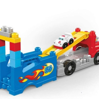 1才からのメガブロック ビルド＆レース リッグの画像