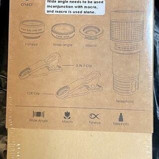 無料 新品未開封 スマホ用カメラレンズ/スマホホルダーなどが入っ...