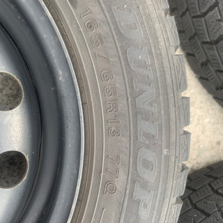 訳あり　鉄ホイールとスタッドレス3＋1の画像