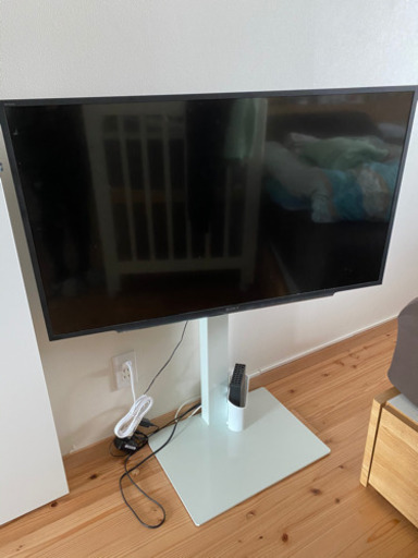 SONY BRAVIA43V テレビ台+録画用HD付き