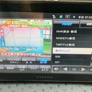 PIXYDAのフルセグナビです。