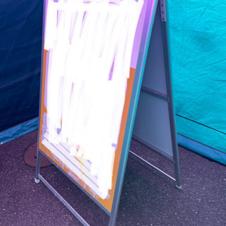 店舗什器　アルミ製　看板