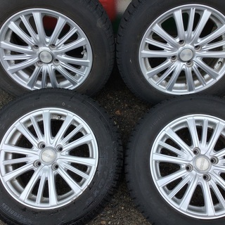 165/70R14サイズ+アルミホイールセットです。