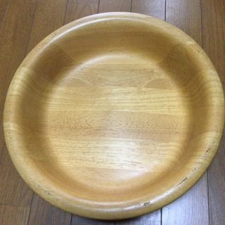そばをこねる時に使った木桶