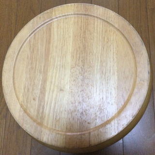 そばをこねる時に使った木桶の画像